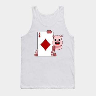 Pig Poker Poker cards Card game Tank Top